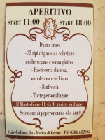 Antichi Sapori 2000 menu