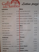 Caffe' Della Basilica menu