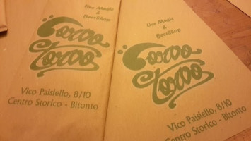 Corvotorvo menu