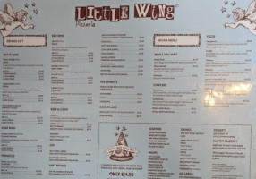 Little Wings Pizzeria menu