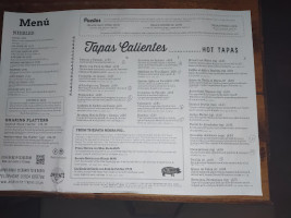 Ambiente Tapas menu