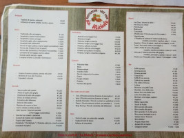 Da Michele menu