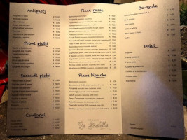 La Scaletta menu