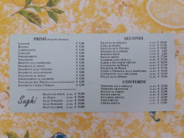 Rosticceria Donatella menu