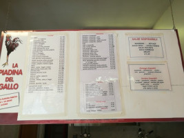 La Piadina Del Gallo menu