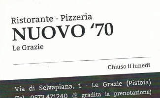 Pizzeria Nuovo '70 food