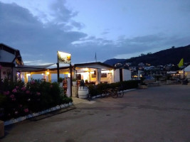 Lo Scoglio On The Beach outside