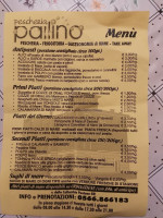 Friggitoria Pescheria Da Pallino menu