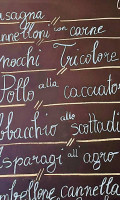 Tosca Trattoria Pinseria menu