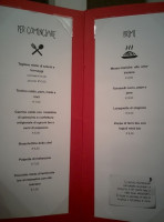 Slim Bistrot menu