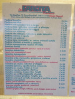 La Farcita menu