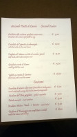 Il Cappero menu