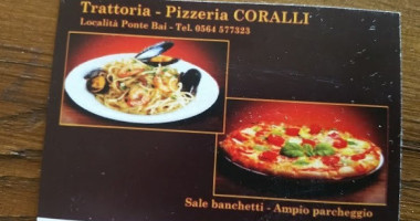 Trattoria Pizzeria Trattoria Coralli food