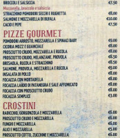 Margherita menu