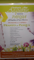 Trattoria Arquibus Perloz menu