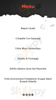 Quattro Colonne menu