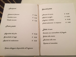 Boccadoro menu