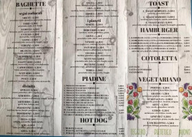 Panino Piàº Baghetteria menu