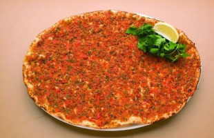 Turkish Kebap-pizza food