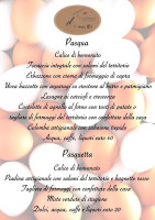 Osteria Casa Stringa menu