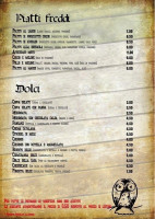 La Civetta menu