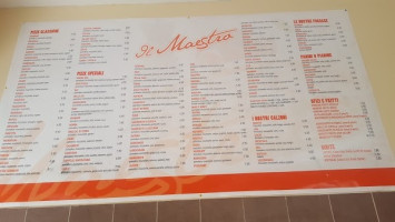 Il Maestro menu