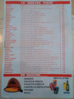 Mr Pizza menu