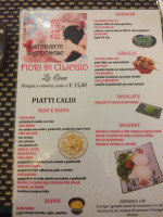 Giapponese Fiori Di Ciliegio menu