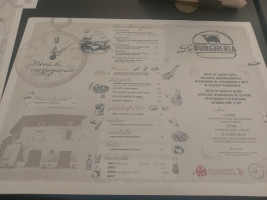 La Burgheria menu