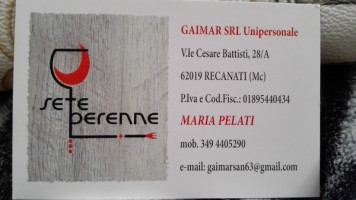 Seteperenne menu