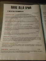 Il Barone Birra menu