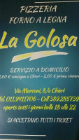 La Golosa menu