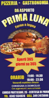 Prima Luna Pizzeria Kebab food