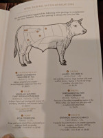 Miller Carter menu