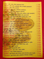 Oggi Pizza menu