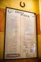 Oggi Pizza menu