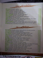 Al Papiro menu