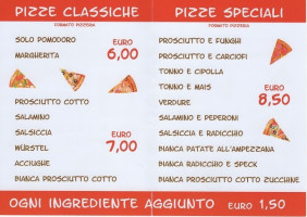 Pizzeria Ai Due Forni menu