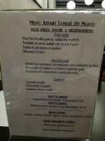 Osteria Il Pozzo menu