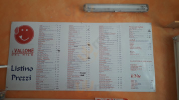 Pizzeria Del Nilo menu