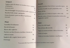 Trattoria Da Lina menu