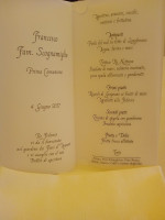 Villa Federico menu