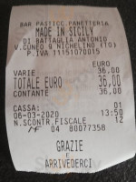 Made In Sicily menu