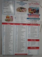 Mar Rosso menu