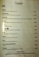 Pizzeria La Panoramica menu