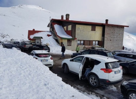 Rifugio Sebastiani outside