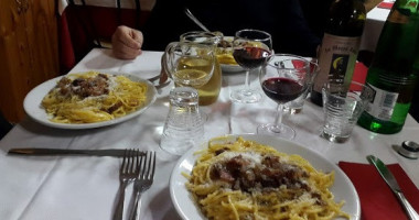 Trattoria La Mezza Luna food