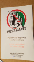 Pizza Dante menu