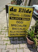 Trattoria Da Elide outside