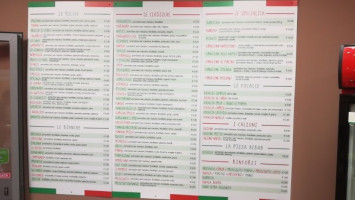 Pizza Italia menu